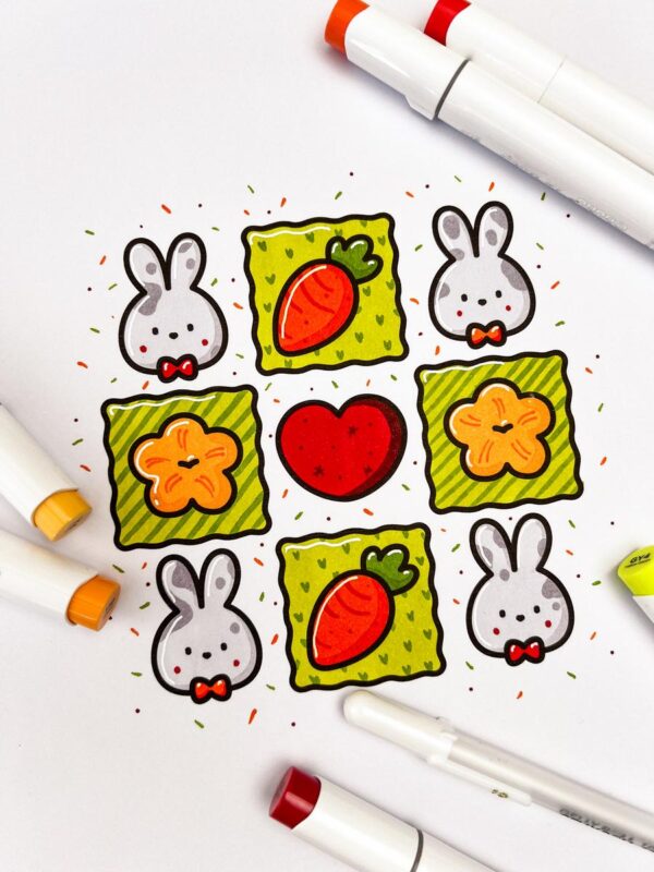 Easter Patterns: Cozy, Bold & Easy Coloring Book, coloring page preview 6