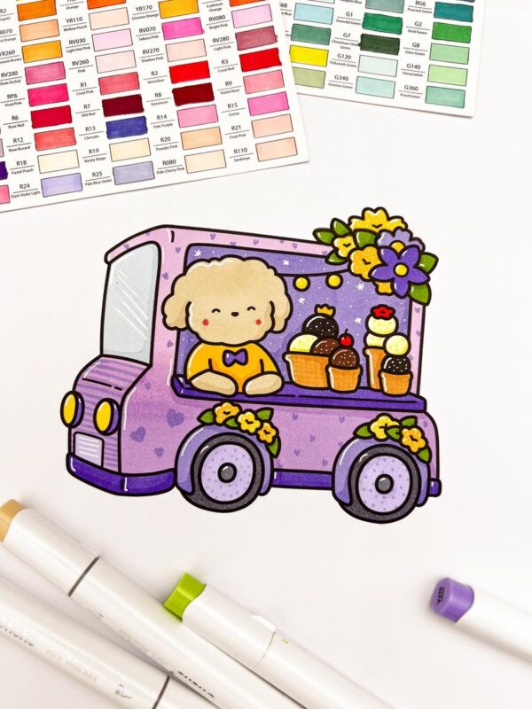 Blooming Corner: Cozy & Cute Coloring Book - Image 7