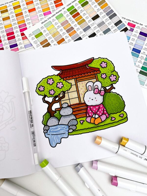 Blooming Corner: Cozy & Cute Coloring Book - Image 9