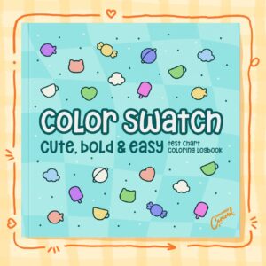 Color Swatch: Cute, Bold & Easy Test Chart Coloring Book