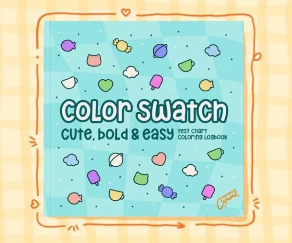 Color Swatch: Cute, Bold & Easy Test Chart Coloring Book