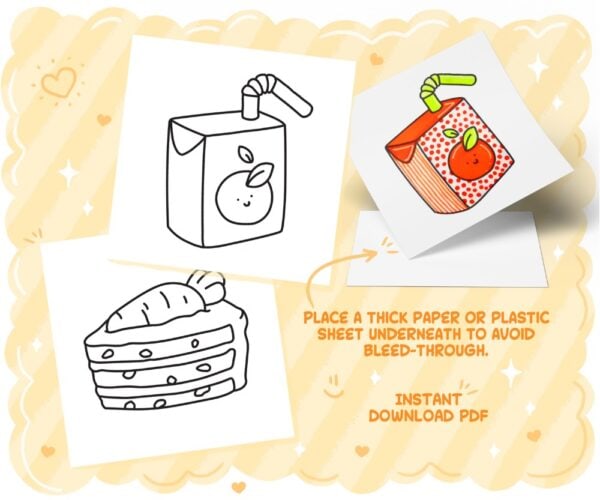 Cozy Kitchen: Sweet, Bold & Easy Coloring Book - Image 2