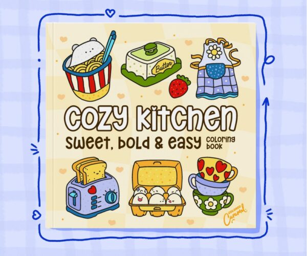 Cozy Kitchen: Sweet, Bold & Easy Coloring Book