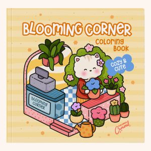 floral coloring book