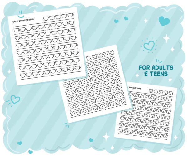Color Swatch: Cute, Bold & Easy Test Chart Coloring Book - Image 4