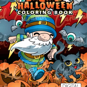 Halloween Gnomes Coloring Book