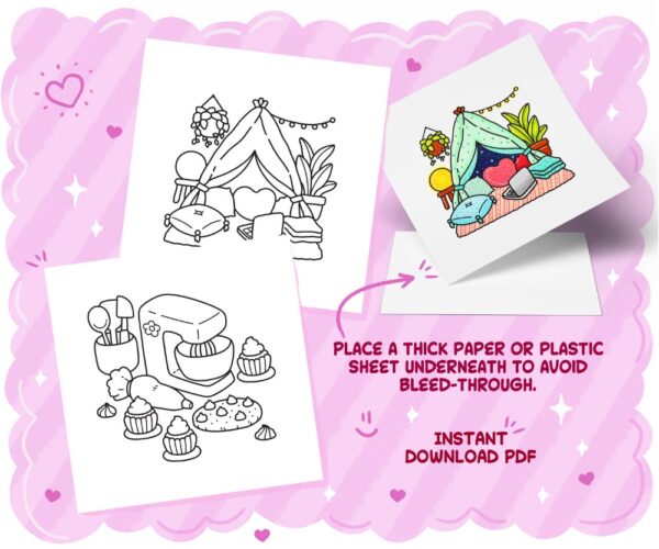 My Quiet Time: Sweet & Relaxing Coloring Book for Cozy Girls - Image 2