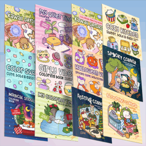 🌟 The Colored Caramel Ultimate Coloring Collection – 12-Book Bundle 🌟