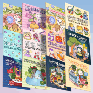 🌟 The Colored Caramel Ultimate Coloring Collection – 12-Book Bundle 🌟