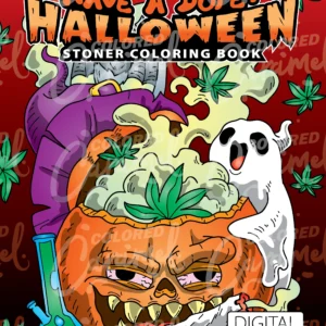 Stoner Halloween Coloring Book: Haunted Pumpkins & Chill Ghosts