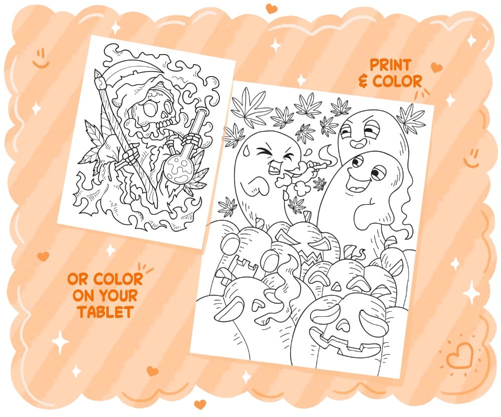 Libro para colorear de Halloween: Calabazas Embrujadas y Fantasmas Escalofriantes - Imagen 6