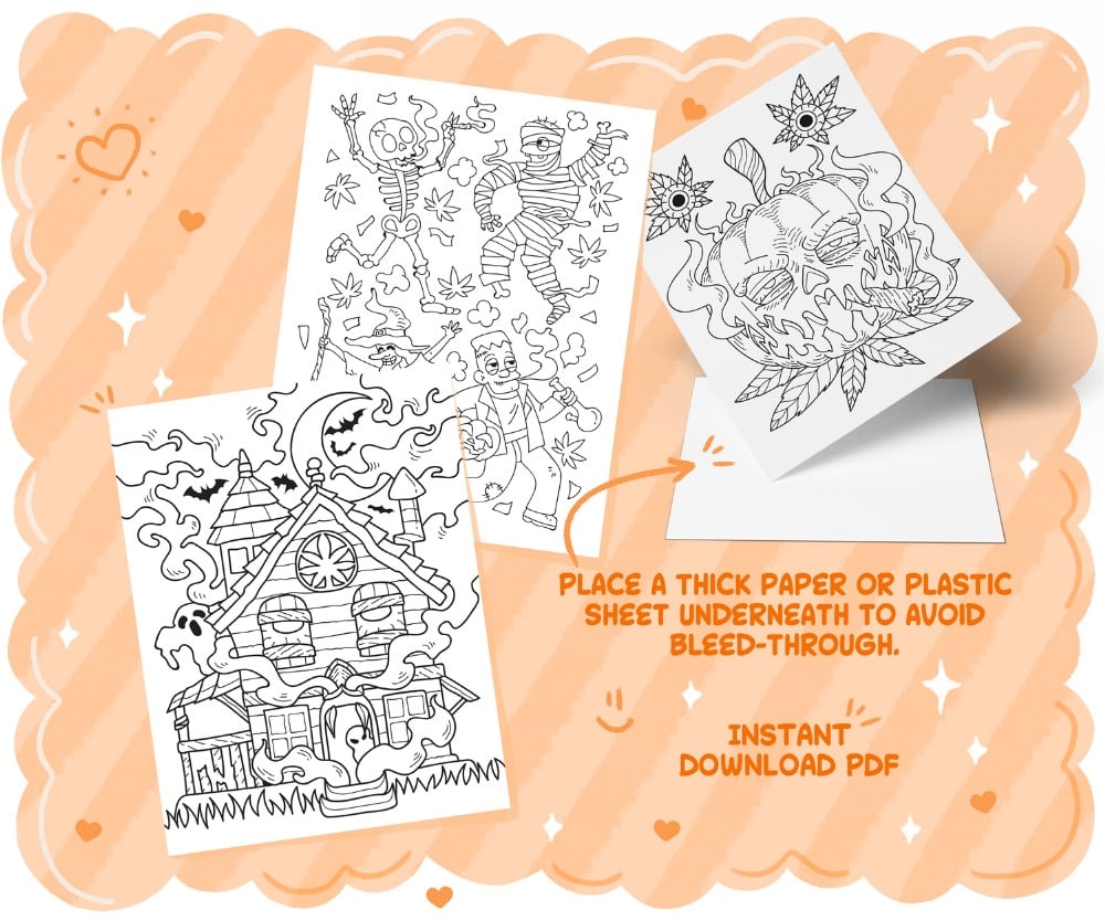 Libro para colorear de Halloween: Calabazas Embrujadas y Fantasmas Escalofriantes - Imagen 3