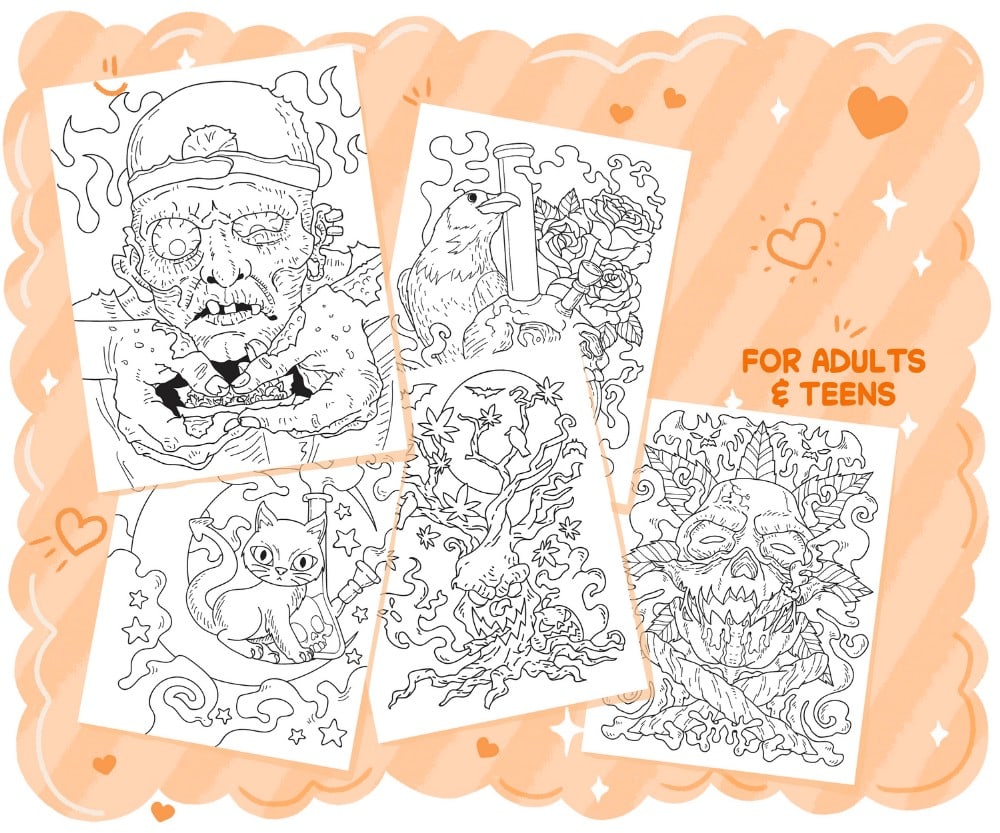 Libro para colorear de Halloween: Calabazas Embrujadas y Fantasmas Escalofriantes - Imagen 4