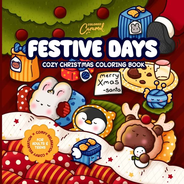 Ultimate Coloring Book Bundle – 12 Cute, Cozy & Relaxing Coloring Books, coloring page preview 8
