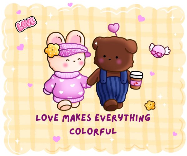 Valentine's Day Coloring Pages Cozy Love with Adorable Hand-Drawn Comfy Illustrations, coloring page preview 4