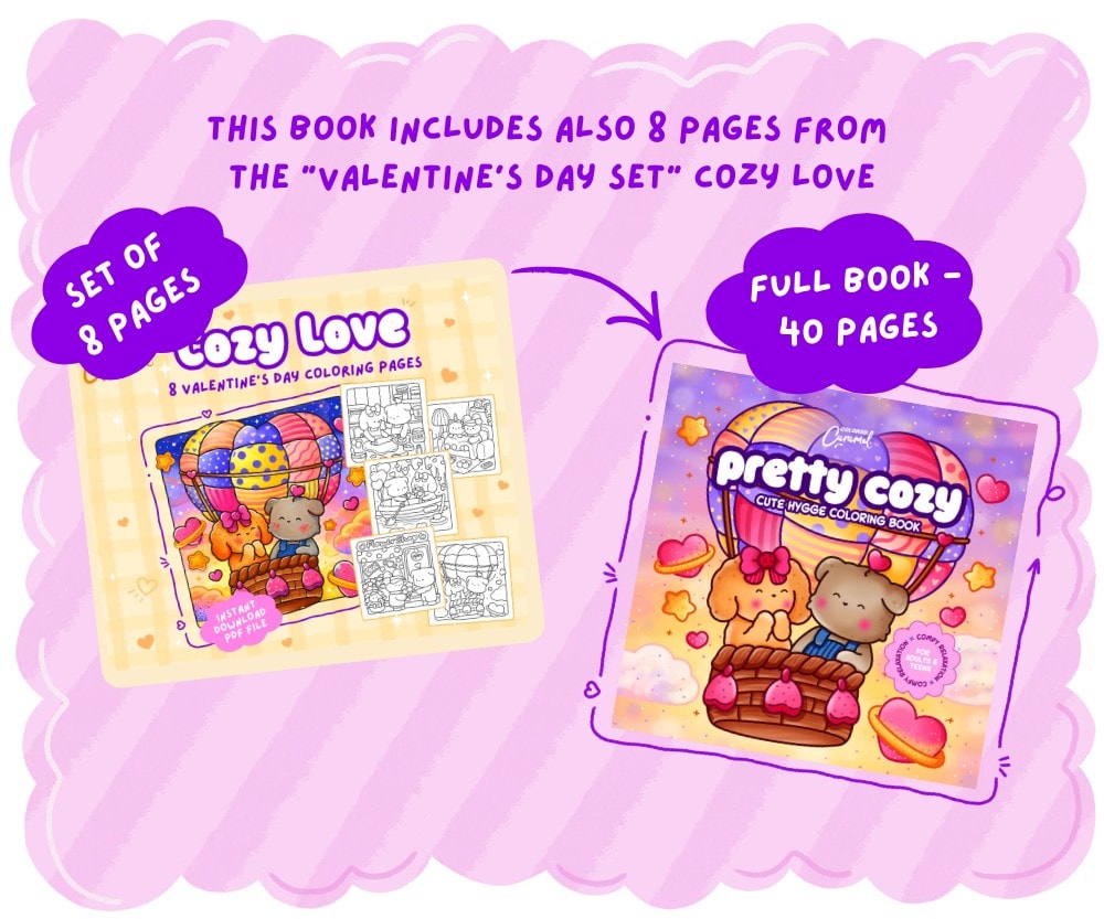 Pretty Cozy : Livre de coloriage Hygge - Relaxation confortable pour les adultes et les adolescents – Image 7