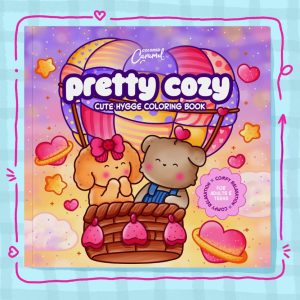 cute hygge coloring book